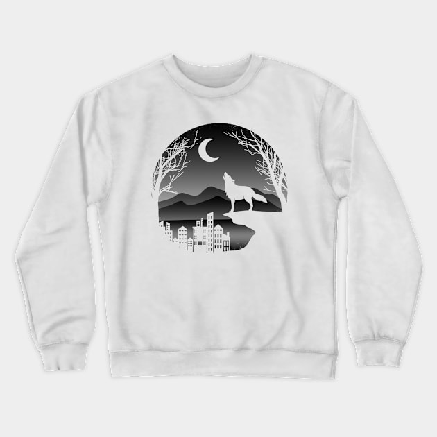 THE NIGHT HUNTER V2 Crewneck Sweatshirt by canzyartstudio